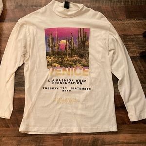 Wild Fable long sleeve, graphic tee, with turtleneck